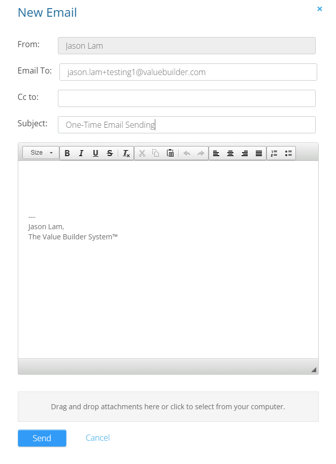 how-do-i-send-a-one-time-email-value-builder-system